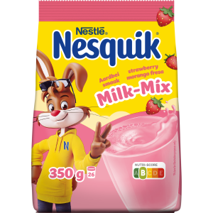 Nestle NESQUIK разтворима напитка с вкус на ягода 0.350 кг.