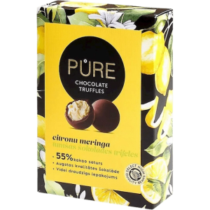 Pure Chocolate трюфели с тъмен шоколад и лимонов крем меринга