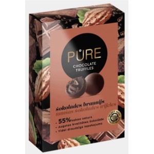 Pure Chocolate трюфели с тъмен шоколад и шоколадов крем
