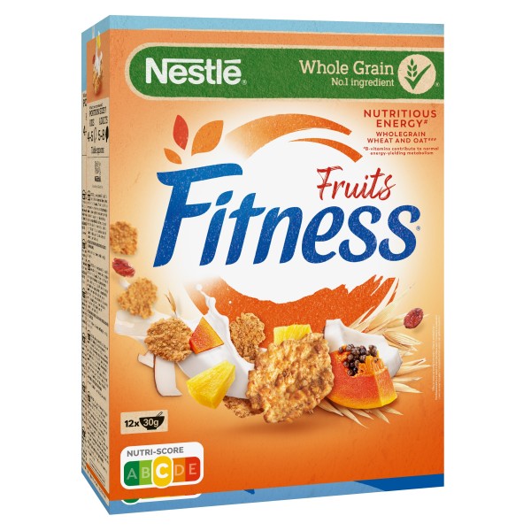Nestle Fitness плодова зърнена закуска 0.375 кг.