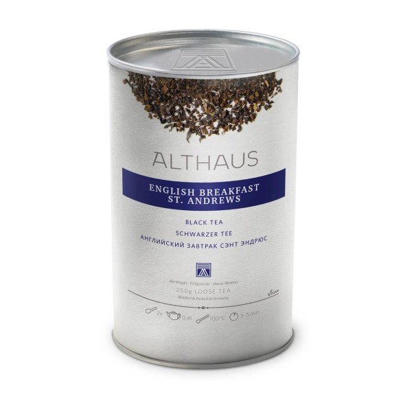 Althaus Tea Черен чай English Breakfast St. Andrews насипен в кутия 0.250 кг