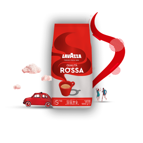 Lavazza Qualita Rossa на зърна 1кг