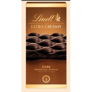 Lindt Extra Creamy Dark черен шоколад 80 гр. 