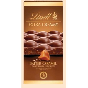 Lindt Extra Creamy шоколад със солен карамел 80 гр. 