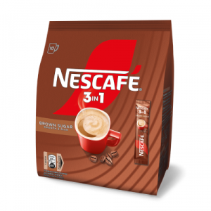 NESCAFE 3in1 Brown Sugar в пакет 10 бр.