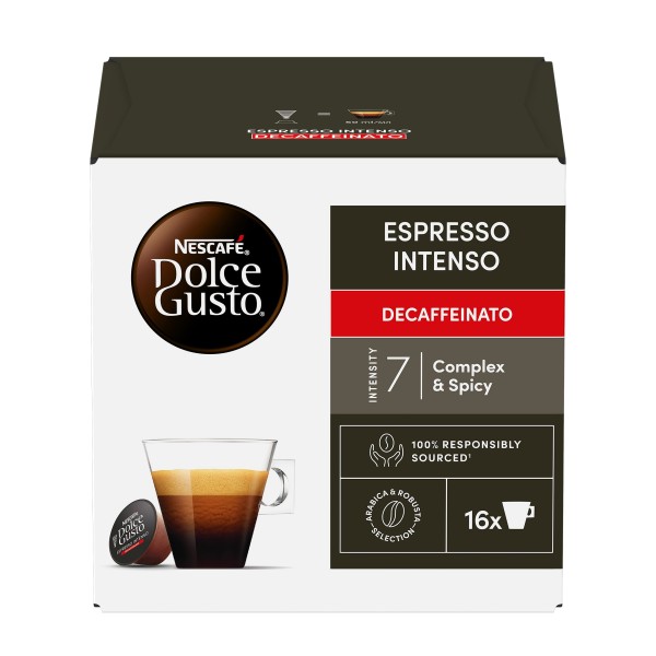 NESCAFÉ Dolce Gusto Espresso Intenso Decaffeinato капсули 16 бр. 