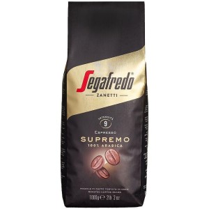 Segafredo Supremo 100% Arabica на зърна 1 кг