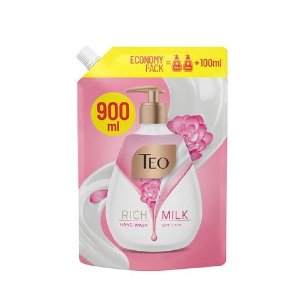 Тeo милк Soft care пълнител за течен сапун 0.900 л.