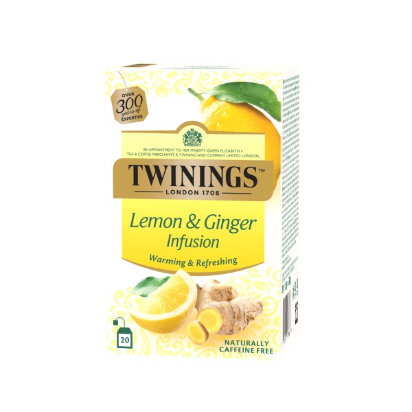 TWININGS Джинджифил и Лимон 20 бр.