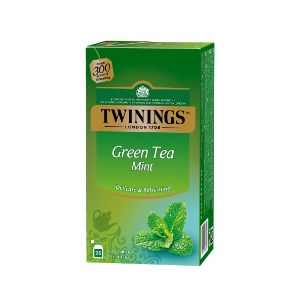 TWININGS Зелен чай с мента 25 бр.