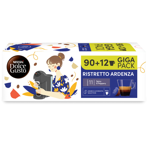NESCAFÉ Dolce Gusto Ristretto Ardenza Promo pack капсули 90+12 бр.