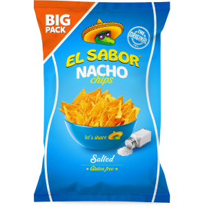 EL SABOR nacho chips натурал 180 гр.