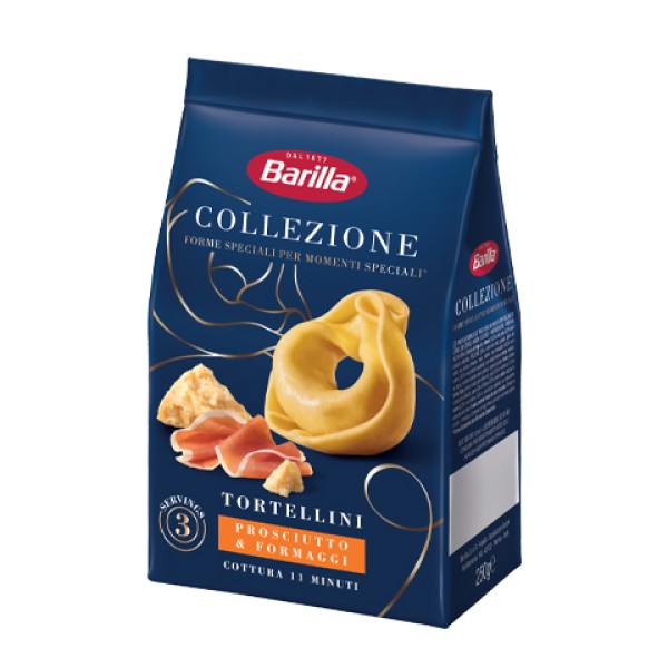 Barilla тортелини с прошуто и сирена 0.250 кг
