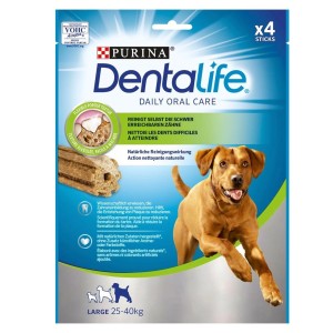 Purina DENTALIFE LARGE кучешки	лакомства за големи породи 0.142 кг.