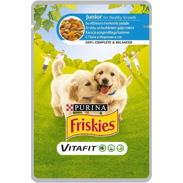Purina FRISKIES суха храна с говеждо за малки кучета 0.085 кг.