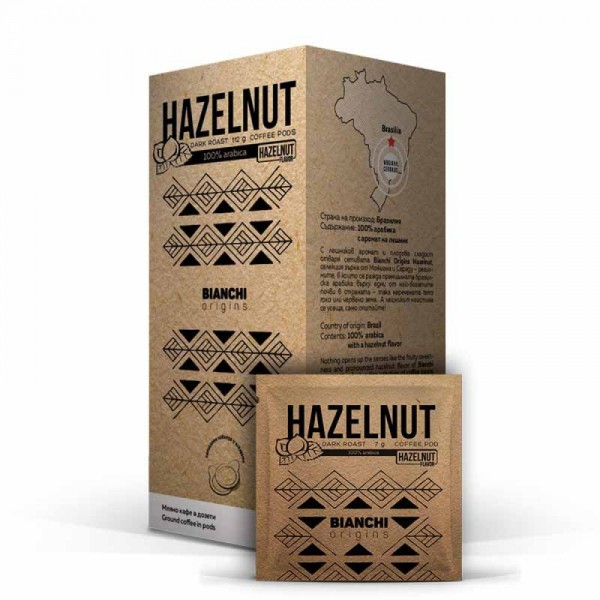 Bianchi Origins Hazelnut кафе на дози 16 бр.