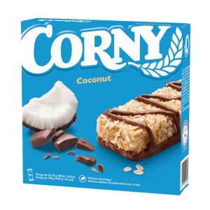 CORNY кокос и шоколад 6х25 гр