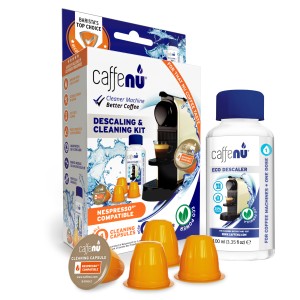 Caffenu Nespresso сет за декалцифициране и почистване