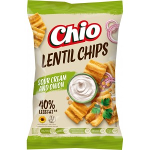 Chio чипс от леща със сметана и лук 65 гр.