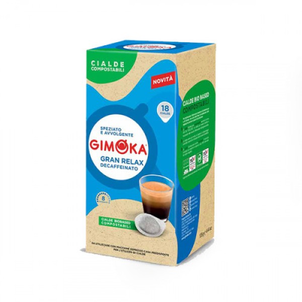 Gimoka Gran relax без кофеин кафе на дози 18 бр.