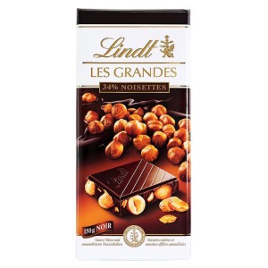 Lindt Grand натурален шоколад с лешник 150 гр. 