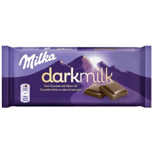 Milka черен шоколад 0.085 кг.