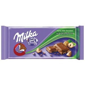 Milka шоколад с лешник 0.100 кг.