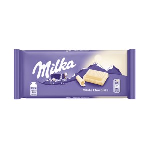 Milka бял шоколад 0.100 кг.