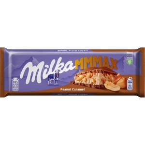 Milka шоколад с фъстъци и карамел 0.276 кг.
