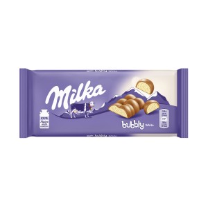 Milka бял шоколад Bubbly 0.095 кг.