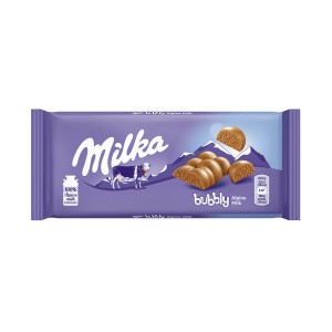 Milka млечен шоколад Bubbly 0.090 кг.