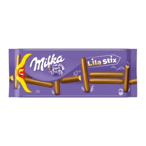 Milka шоко лила стикс 0.112 кг.