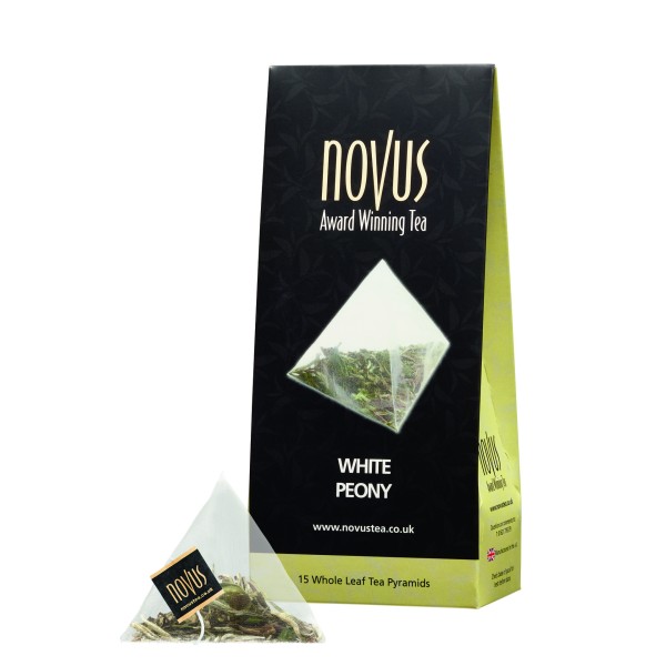 Novus чай Бял божур 15 бр.пирамиди