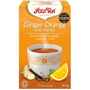 BIO Yogi Tea с Джинджифил, портокал и ванилия 17 пакетчета
