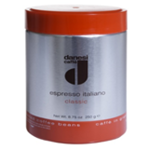 Danesi Caffe Classic на зърна в метална кутия 0.250 кг
