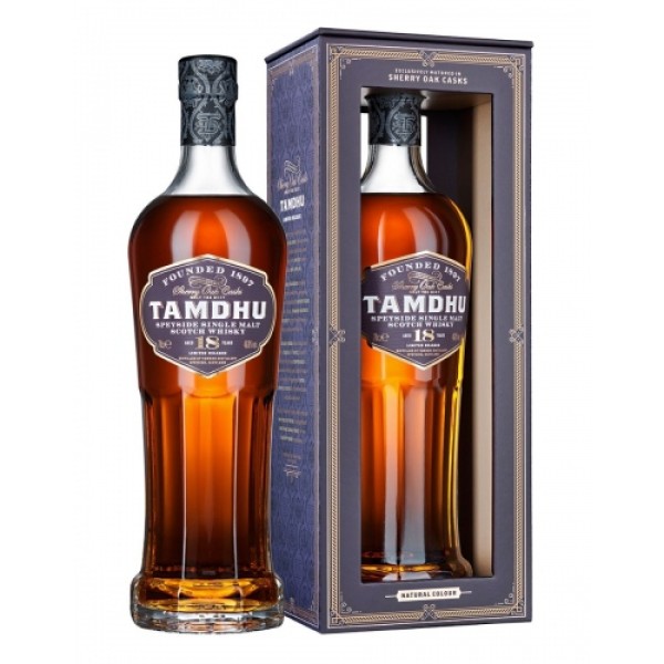 Tamdhu Спейсайд Сингъл Малц Скоч Уиски Шери Оук Каск 18г. 0.700 л