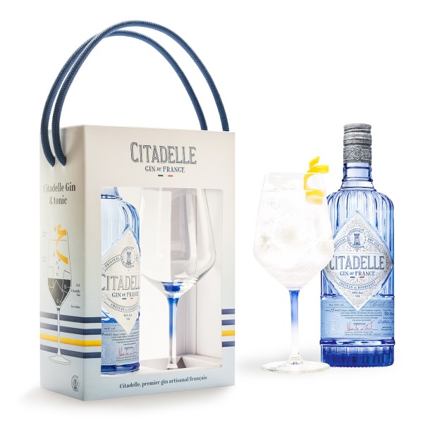 Citadelle Dry джин 0.700 л + чаша