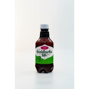 Kombucha Life чаена естествено газирана ферментирала напитка с роза 0.330 л 