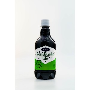 Kombucha Life чаена естествено газирана ферментирала напитка с арония 0.500 л 