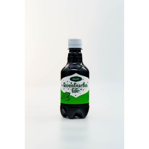 Kombucha Life чаена естествено газирана ферментирала напитка с мента 0.330 л 
