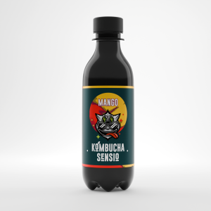 Kombucha Sensio чаена естествено газирана ферментирала напитка с манго 0.400 л 
