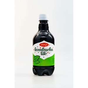Kombucha Life чаена естествено газирана ферментирала напитка с папая 0.500 л 