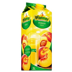 Pfanner сок от 25% праскова 2 л 