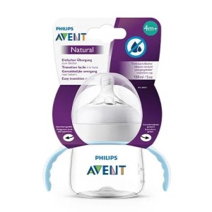 Philips AVENT Тренировъчна бутилка за приучаване към чаша 150 ml, 4 м+ с биберон