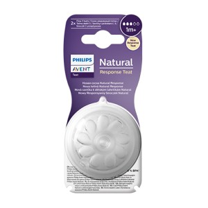 Philips AVENT биберон Natural Response поток 3 (1+м) 2 бр. в комплект