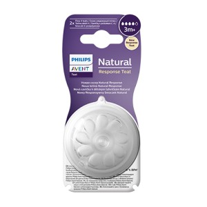 Philips AVENT биберон Natural Response поток 4 (3+м) 2 бр. в комплект