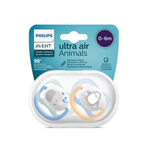 Philips AVENT Ultra Air Ортодонтични залъгалки Animals Boy 0-6м 2 бр.