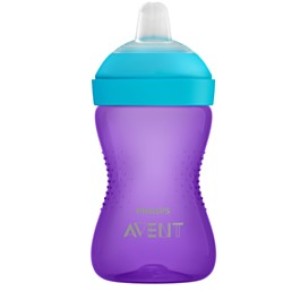 Philips AVENT Чаша с мек накрайник My Grippy 300 ml, 9 м+ лилава