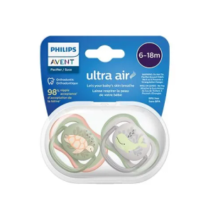 Philips AVENT Ultra Air Ортодонтични залъгалки кит 6-18м 2 бр.
