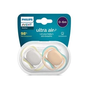 Philips AVENT Ultra Air Ортодонтични залъгалки момче 0-6м 2 бр.